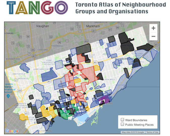 TANGO digital map