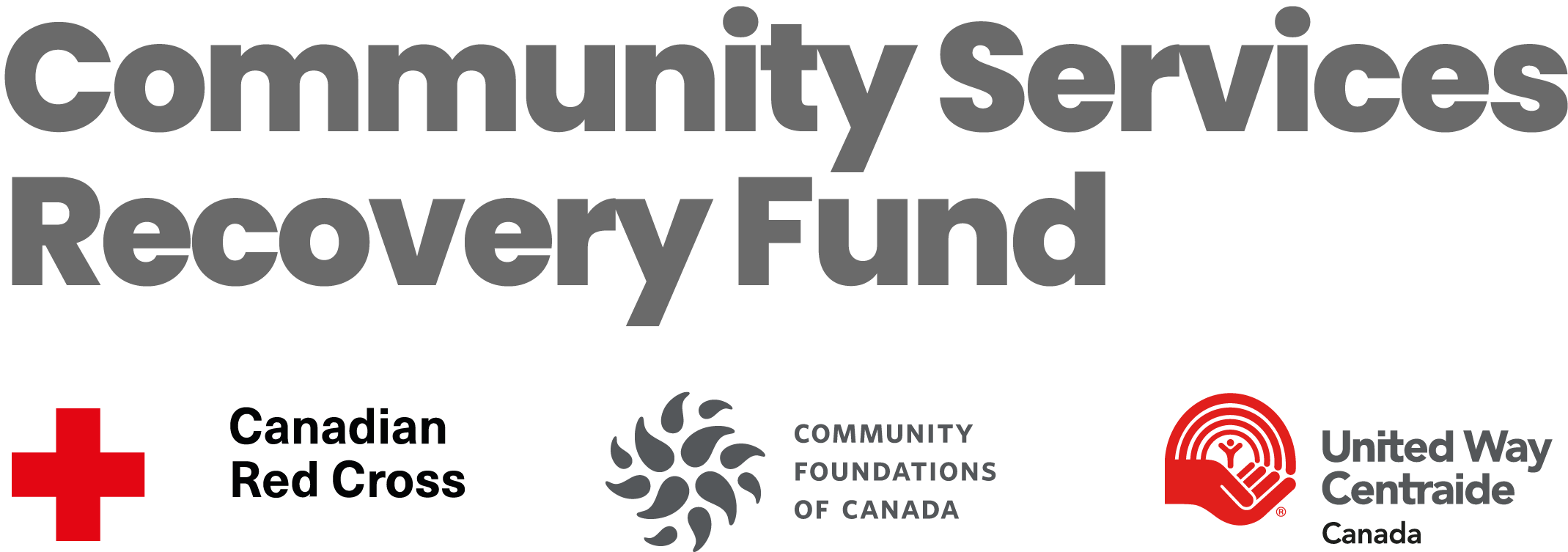 Community Services Recovery Fund Partnership Logos