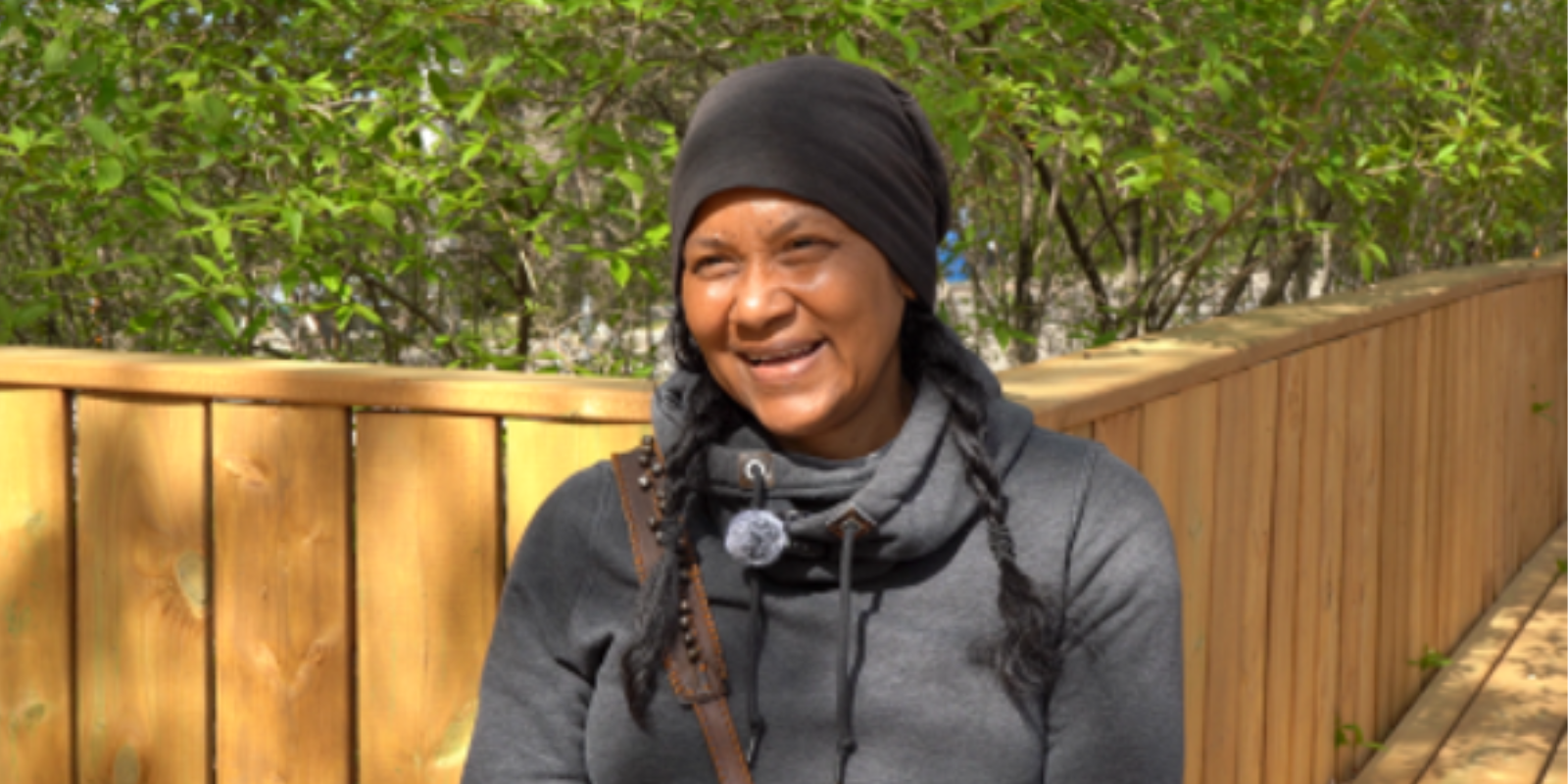 Carolynne Crawley is the co-founder of Turtle Protectors/Mishiikenh Gizhaasowin, along with Jenny Davis (not shown). (Bella Policarpio/Toronto Observer)