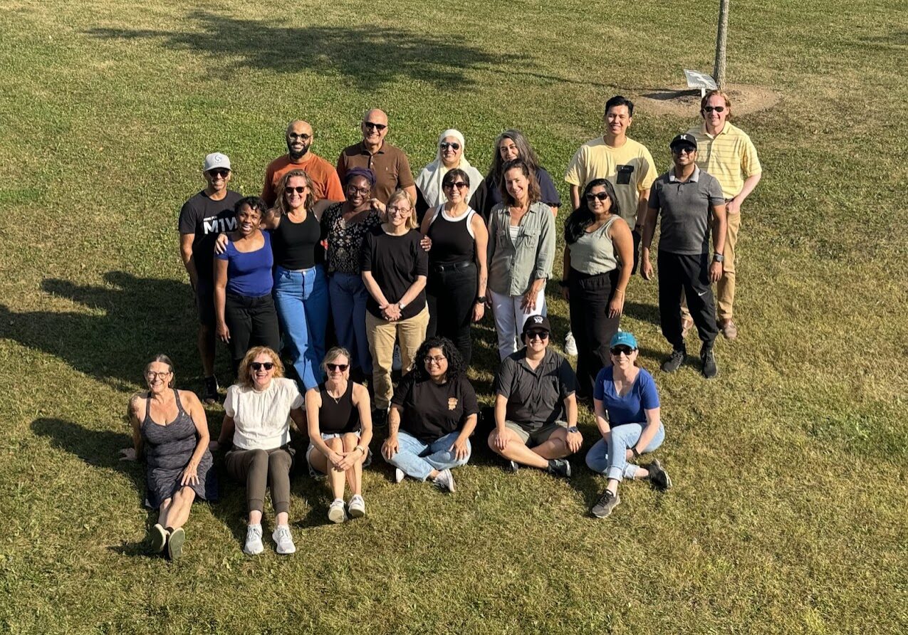 almost full staff photo outside